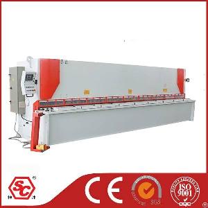 Hearvy Duty Cnc Hydraulic Guillotine Shear Machine 6m For 8mm Steel Plate Cutting