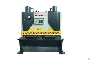 Korea Cnc Hydraulic Guillotine Shear Machine 16x1500 E21s