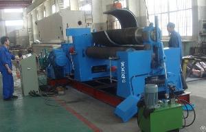 mechanical symmetry 3 roller bending machine 30mm 2000mm sheet metal rolling