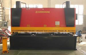 Portugal Hydraulic Guillotine Shears 16mm 3200mm Sheet Metal Shearing Machine Price