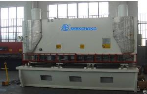 Russia Hydraulic Guillotine Shear Machine 20mm 3200mm