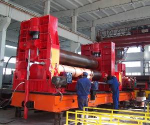 Steel Plate Roller Machine 40mm 3000mm Sheet Metal Bending Roll Price