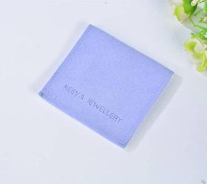 Blue Velvet Flap Jewelry Pouch China Factory