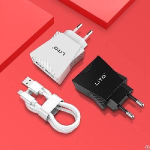 Fast Charger Dual Usb Port Universal Competibility Co Wall Charger