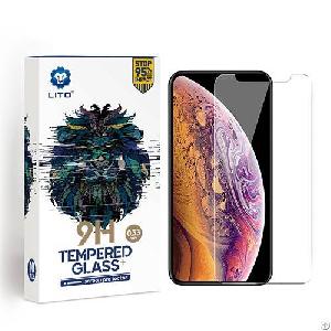 Iphone Xs Max 2.5d Round Edge Hd Clear Tempered Glass Film Screen Protector