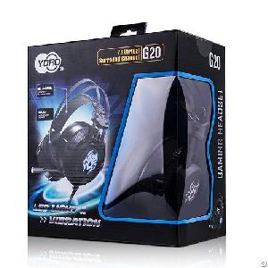 surround sound wired computer gaming headset mic pc