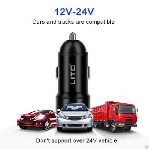 Universal Compatibility Fast Charging Anti-metal Car Charger