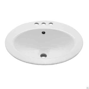 oval drop bathroom sink bowl