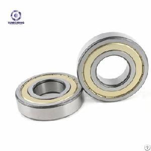 Sunbearing 6310 Deep Groove Ball Bearing Yellow And Silver 50 110 27mm Chrome Steel Gcr15