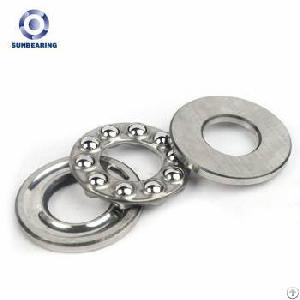 Sunbearing Thrust Ball Bearing 51100 Silver 10 24 9mm Chrome Steel Gcr15