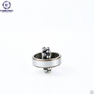 Sunbearing Self Aligning Ball Bearing 1304 Silver 20 52 15mm Chrome Steel Gcr15