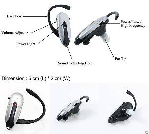 jh 129 bte fm bluetooth earphone ear zoom hearing aid amplifier