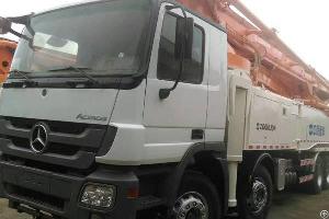 zoomlion 56m concrete boom pump