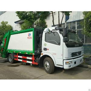 4x2 Dongfeng 5cbm Garbage Compactor Trucks