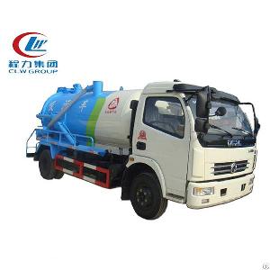 4x2 dongfeng 5m3 sewage trucks