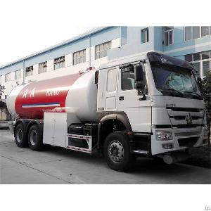 6x4 Sinotruk 20m3 Lpg Bobtail