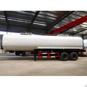 Two Axles 40m3 Carbon Steel Fuel Tank Trailers