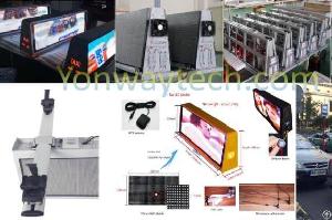 export section movable led signage