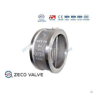 wafer dual plate check valve