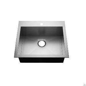 25x22 topmount stainelss steel kitchen sink