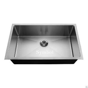32x18 undermount bowl handmade kitchen sink