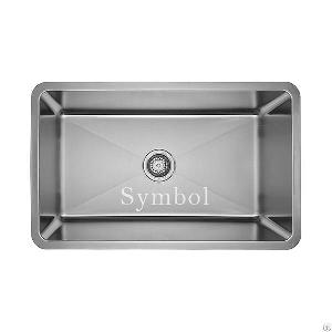 deep basin undermount stainless steel sink