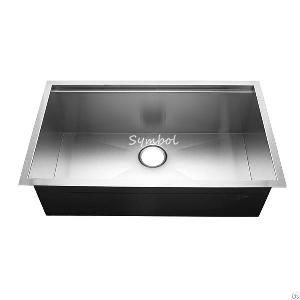 Undermount Single Stainless Kitchen Sink With Ledge