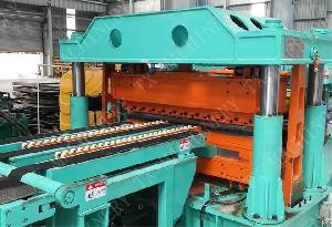 Chinese Automatic Metal Coil Trapezoidal Shear Cut To Length Line For Sale