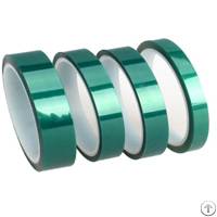 High Temperature Green Pet Tape Made With Polyester And Silicone Adhesive For Powder Coating