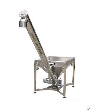 Screw Conveyor To Higher Hopper For Powder, Granule