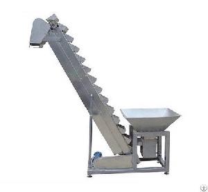 tilted bucket conveyor rice sugar corn