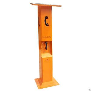 outdoor emergency phone tower