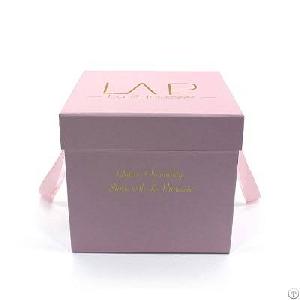 wholesale round paper luxury flower box