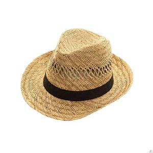 Natural Mat Grass Color Straw Hat