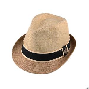 splicing paper straw fedora hat