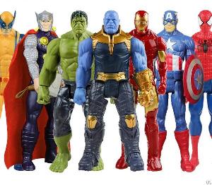 30cm Marvel Avengers Endgame Thanos Spiderman Hulk Iron Man Captain America Thor