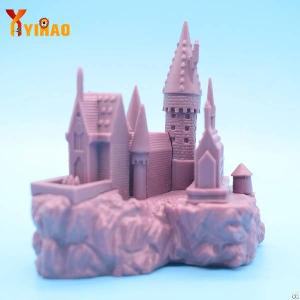 Factory Custom Injection Vinyl Plastic Castle Christmas Yard Ornaments