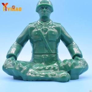 factory stateliness sitting soldier character vinyl action figure