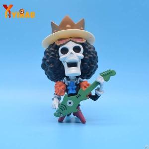 finely injection painting human skeleton vinyl action figure
