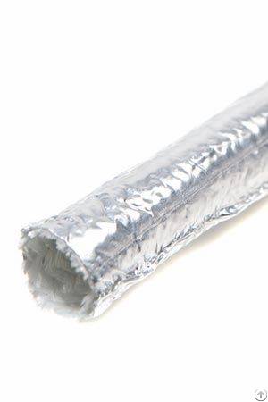 Aluminized Pet Film Coated Fiberglass Heat Reflective Sleeve