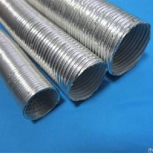 Heat Shield Reflective Corrugated Aluminum Tube