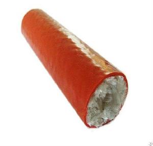 Hose Wire Protection High Temperature Fire Sleeve Made By Silicone And Fiberglass