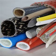 silicone rubber coated fiberglass fire sleeve hose temperature protection