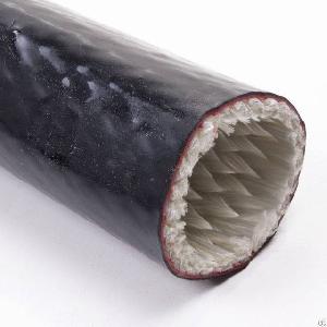 Silicone Rubber Coated Fiberglass Heat Resistant Wire Insulation Sleeve