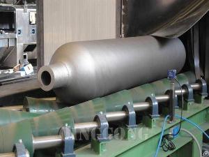 gas cylinder shot blasting machine