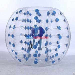 dot blue bubble football suit inflatable ball  shipping