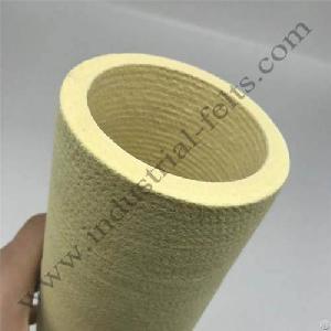 Needle Punching Seamless 6mmhigh Temperature Resistant Pbo Roller Cover Sleeves