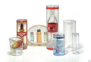 clear plastic tube round packaging