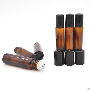 10ml Amber Glass Roll On Bottle