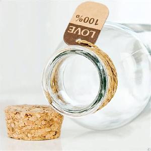 empty glass bottle cork